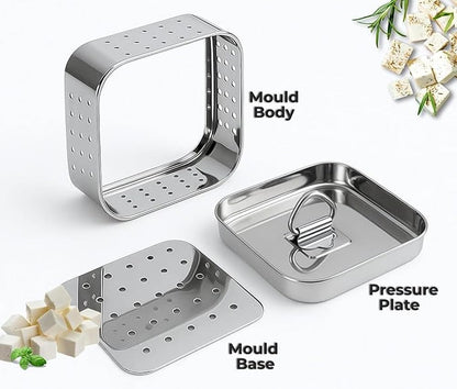 Stainless Steel Paneer Maker — 400+ Grams Home-Made Paneer