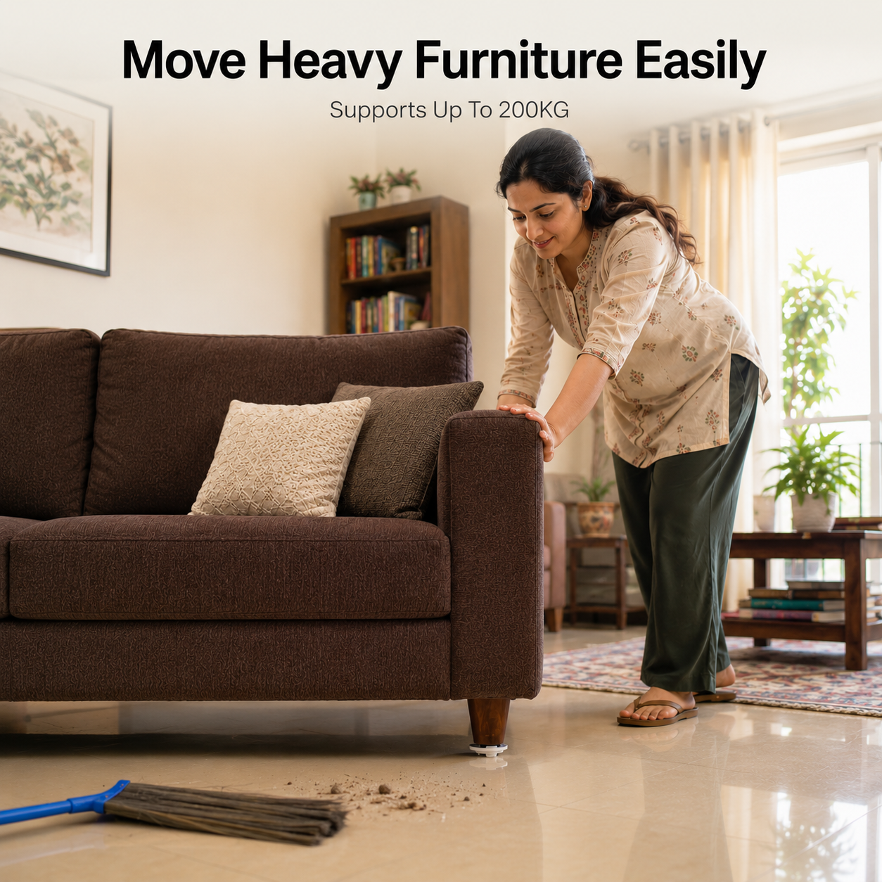 Heavy Furniture Sofa Table Moving Wheels — No Lifting, No Back Pain!