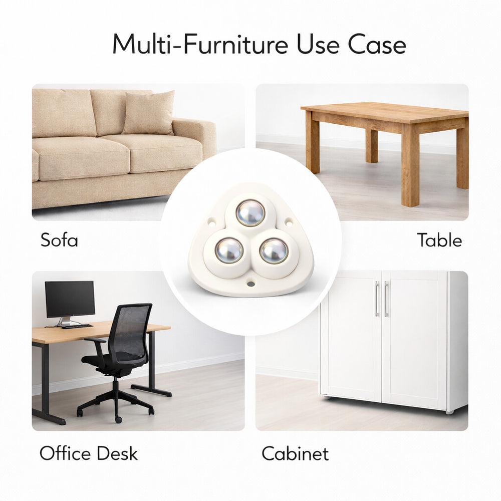 Heavy Furniture Sofa Table Moving Wheels — No Lifting, No Back Pain!
